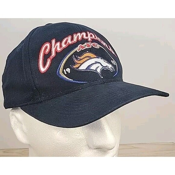 Logo Athletic 1998 NFL AFC Champions Strapback Denver Broncos Hat - Picture 6 of 10